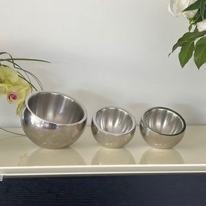 Nambé Luna Condiment and Serving Bowls (Set of 3) Retails for $100